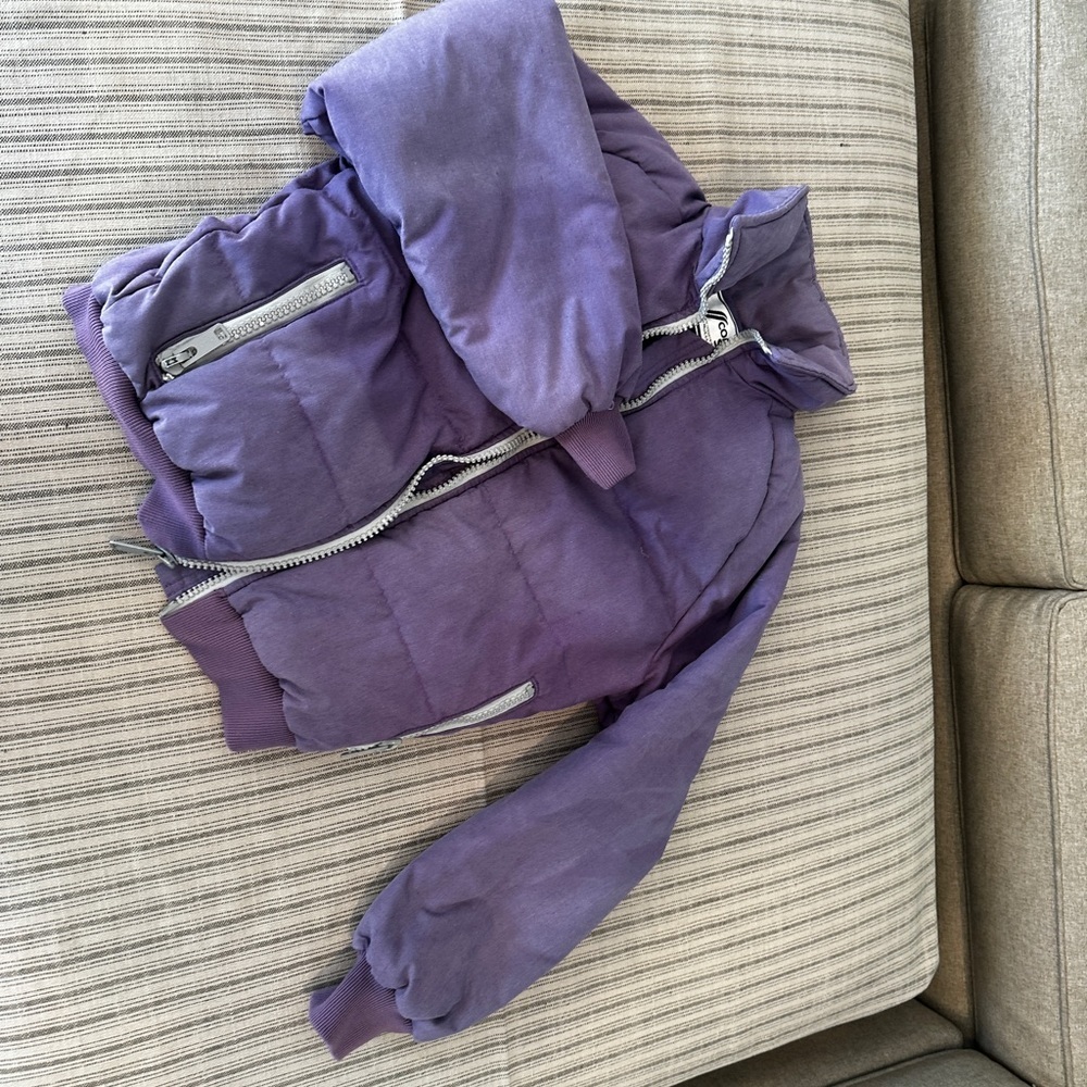 Vintage purple puffer ski jacket - Picture 8 of 11